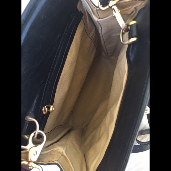 AZ ITALIAN hard leather purse bag backpack style - Picture 7 of 8